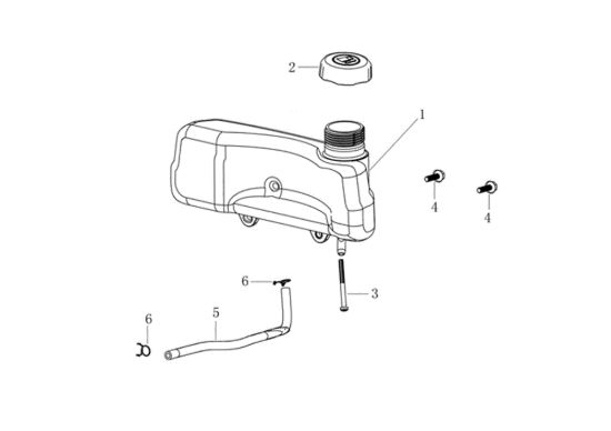 Picture of Serbatoio LR 53 TKE ALL ROAD PLUS 4 (K655LI) EURO 5 Rasaerba