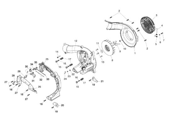 Picture of Gruppo ventola SA 2500 Soffiatore