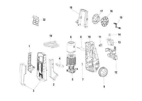 Picture of Carcassa IP 1400 S (2020) Idropulitrice