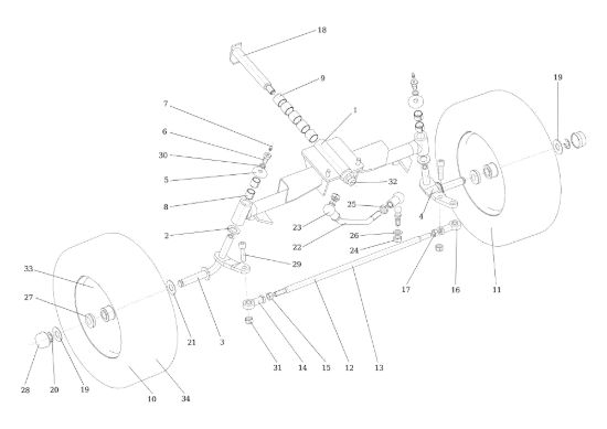 Picture of Assale anteriore TUAREG 92 EVO (K2400AVD V-Twin - EURO5) Cat.2021 Trattorino