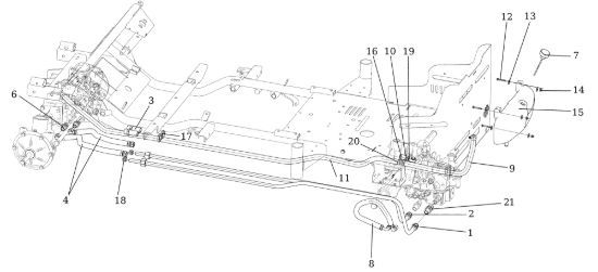 Picture of Circuito idraulico TUAREG 92 EVO (K2400AVD V-Twin - EURO5) Cat.2022 Trattorino