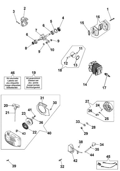 Picture of Motore 132 Motosega