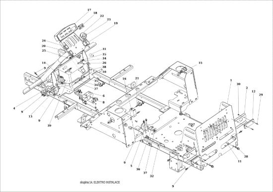 Picture of Schema elettrico Tonkawa 26 (Kawasaki) Cat.2022 Trattorino