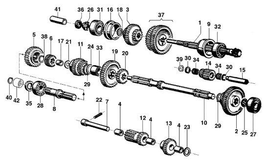 Picture of Ingranaggi (Cambio) 417 S Motocoltivatore