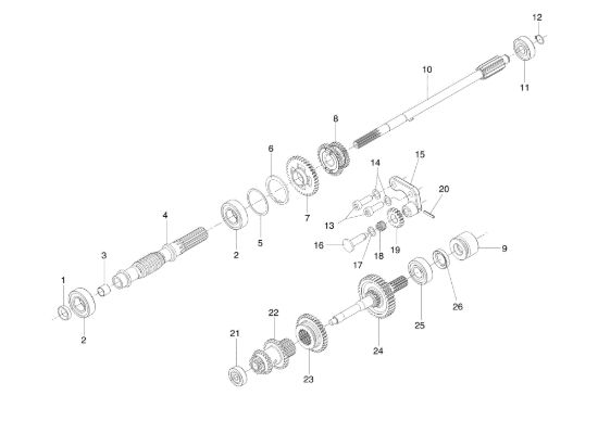 Picture of Ingranaggi (Cambio) 405 S Motocoltivatore