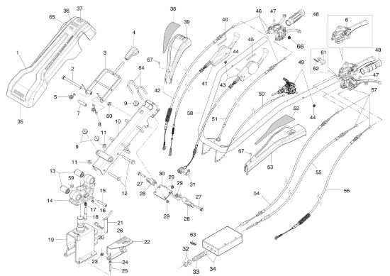 Picture of Piantone e stegole 413 S Motocoltivatore
