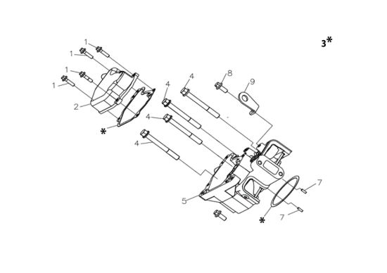 Picture of Testa cilindro MOTORE K7000 HD - conico e cilindrico / conical and cylindrical Motore
