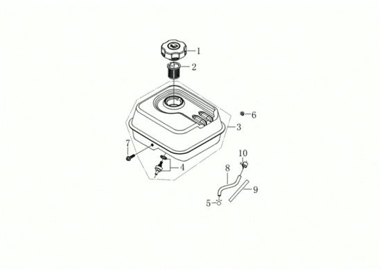 Picture of Serbatoio MOTORE K900 H Motore