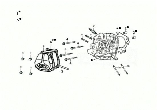 Picture of Testata MOTORE K1100 H (EURO5) Motore