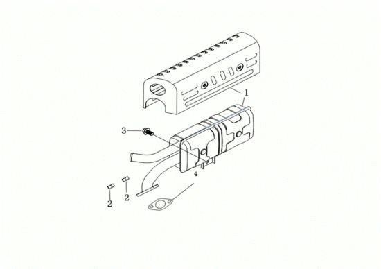 Picture of Marmitta MOTORE K1100 H (EURO5) Motore