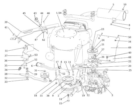 Picture of Motore TUAREG 92 EVO 4x4 (K2400AVD V-Twin - EURO5) Cat.2023 Trattorino