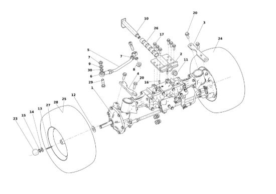 Picture of Assale anteriore TUAREG 92 EVO 4x4 (K2400AVD V-Twin - EURO5) Cat.2023 Trattorino