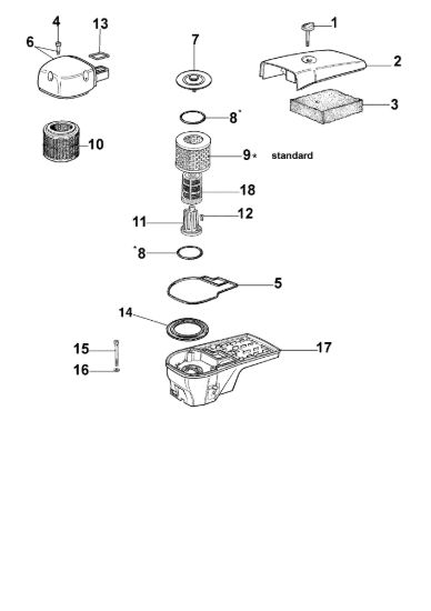 Picture of Filtro aria TT 162 Troncatore