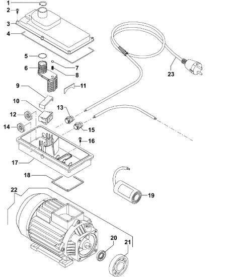 Picture of Motore 1 IP 2100 S Idropulitrice