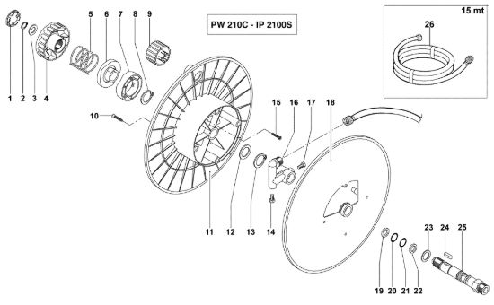 Picture of Avvolgitubo IP 2100 S Idropulitrice