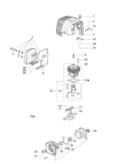 Picture of Motore STARK 42 IC Decespugliatore