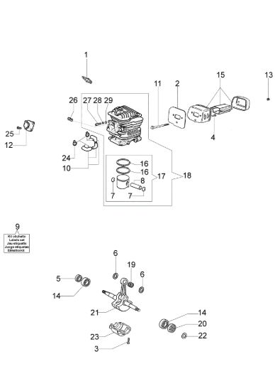 Picture of Motore MT 4000 Motosega