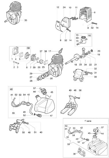 Picture of Motore 8220 IC Decespugliatore