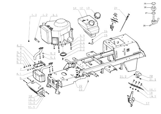 Picture of Motore EF 104J/16H Cat.2006-2007 Trattorino