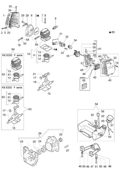 Picture of Motore 8300 IC NEW Decespugliatore