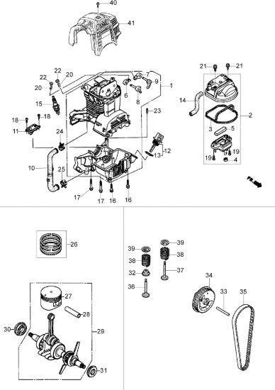 Picture of Motore DS 3600 4S Decespugliatore