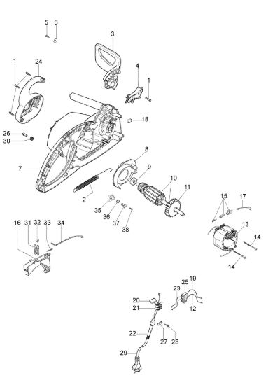 Picture of Motore elettrico EF 2000 E Elettrosega