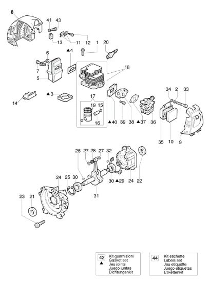 Picture of Motore 8250 IC D Decespugliatore