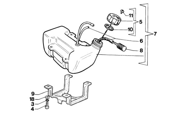 Picture of Serbatoio 8515 Decespugliatore