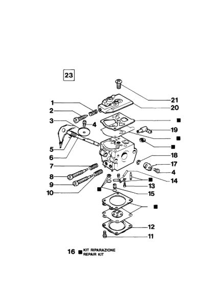 Picture of Carburatore WT-477A 131 Motosega