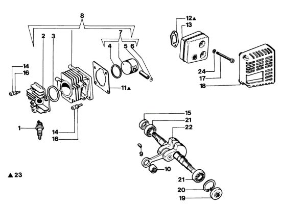 Picture of Motore 134 Motosega