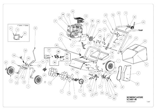 Picture of Esploso completo AG 40 R45 Arieggiatore