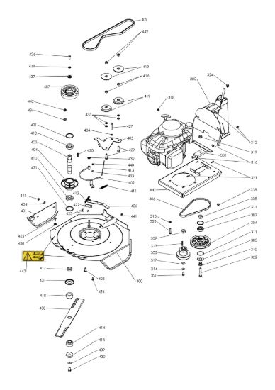 Picture of Piatto di taglio (dal 2012) DR 52 VBR6 Sfalciatutto