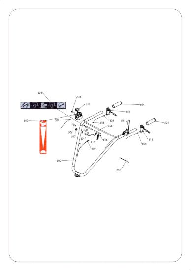 Picture of Manubrio (dal 2012) DR 52 VBR6 Sfalciatutto