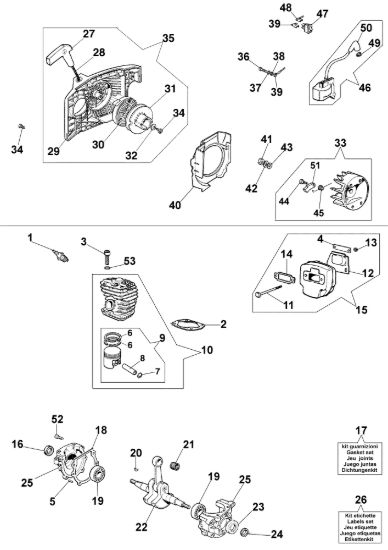 Picture of Motore 138 Motosega