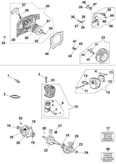 Picture of Motore 151 Motosega