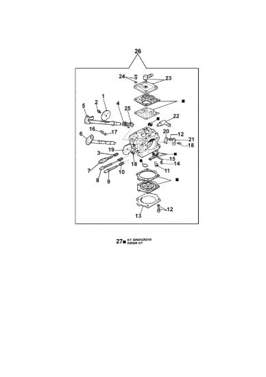 Picture of Carburatore WJ-44C 170 Motosega