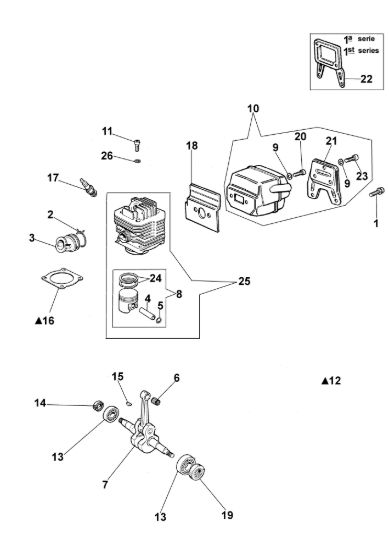 Picture of Motore 170 Motosega