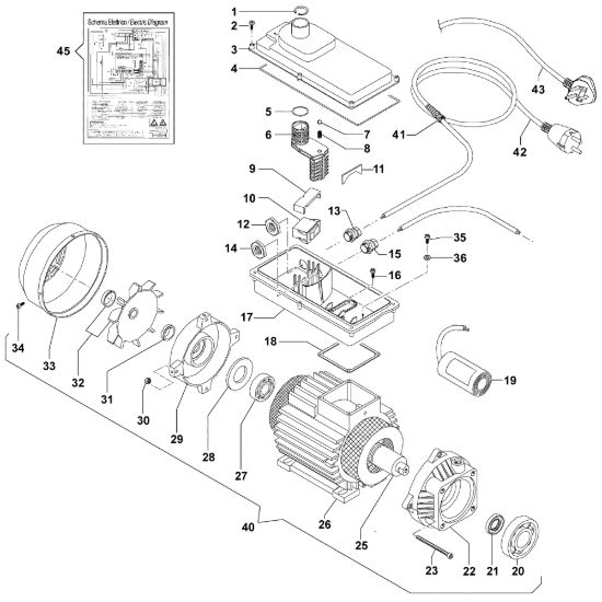 Picture of Motore IP 1900 Idropulitrice