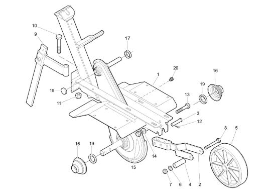Picture of Telaio MZ 2065 Motozappa