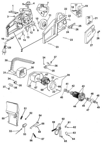 Picture of Esploso completo 114 E Elettrosega