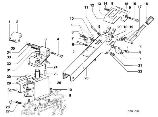 Picture of Piantone KAM 5 (Fino/Until 2009) Motocoltivatore