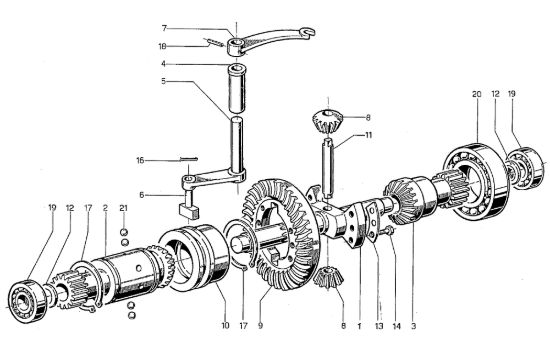 Picture of Ponte con differenziale (MTC 800) 700-800 Motocoltivatore
