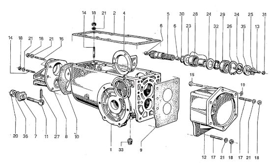 Picture of Scatola cambio 700-800 Motocoltivatore