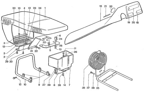 Picture of Cofano e carrozzeria 700-800 Motocoltivatore