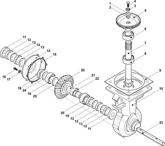 Picture of Trasmissione 193 Motozappa