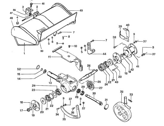 Picture of Fresa 65 - 70 cm 506 / 506 CDA Motocoltivatore