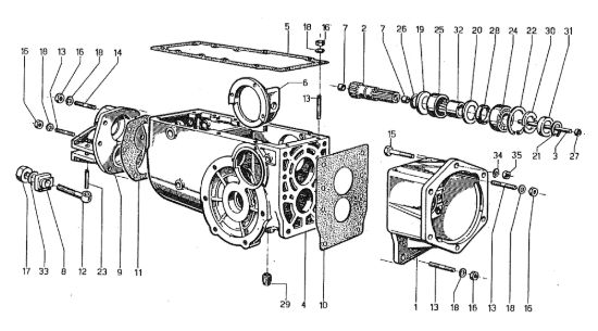 Picture of Scatola cambio 600 Motocoltivatore