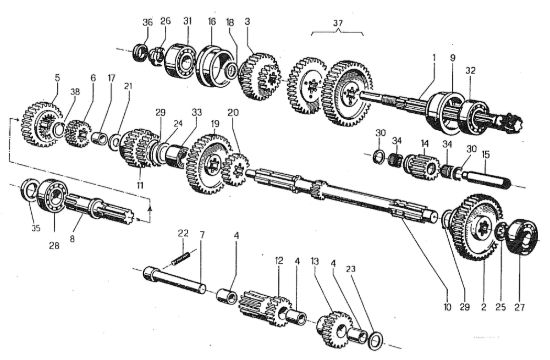 Picture of Ingranaggi 600 Motocoltivatore