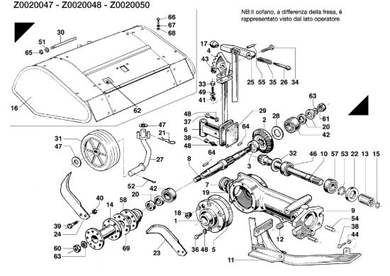 Picture of Fresa Z0020047/Z0020048/Z0020050 MAK 17 (Fino/Until 2009) Motocoltivatore