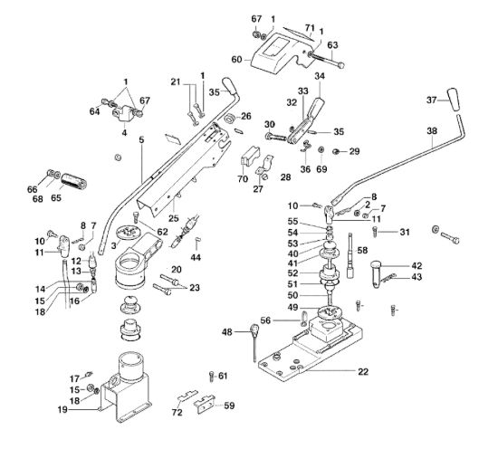 Picture of Piantone e impedimenti MAK 18 (Fino/Until 2009) Motocoltivatore